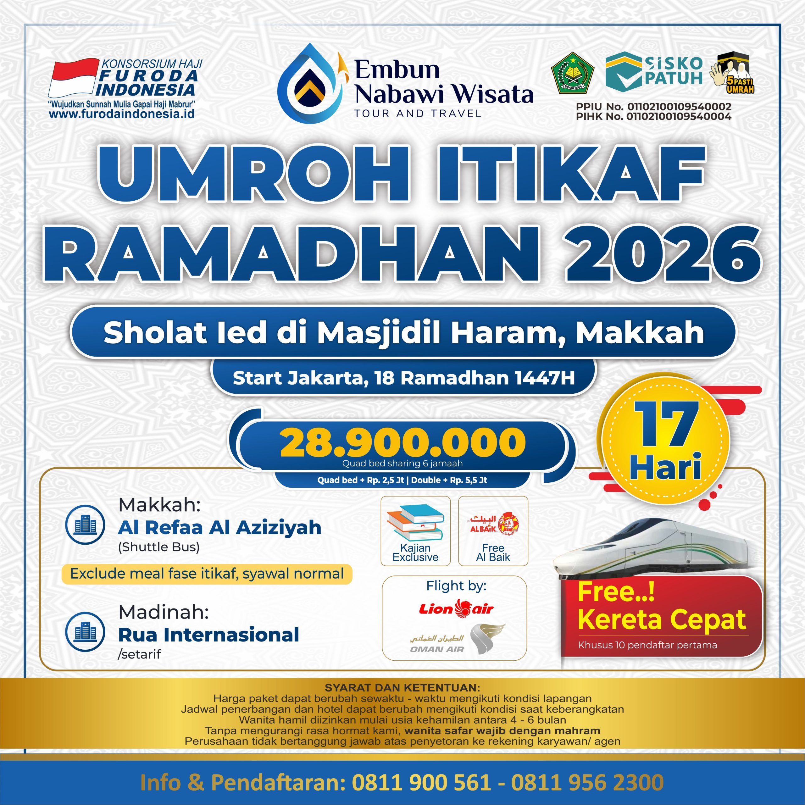 UMROH ITIKAF RAMADHAN 2026